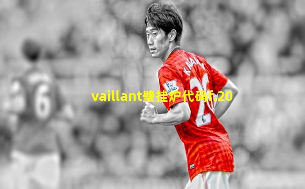 vaillant壁挂炉代码f.20