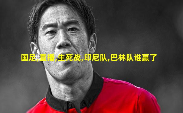 国足,直播,生死战,印尼队,巴林队谁赢了