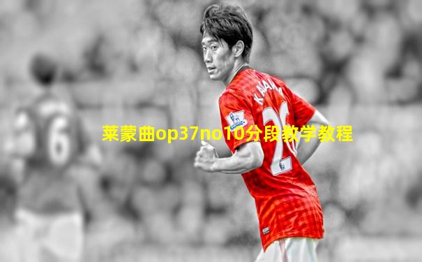 莱蒙曲op37no10分段教学教程