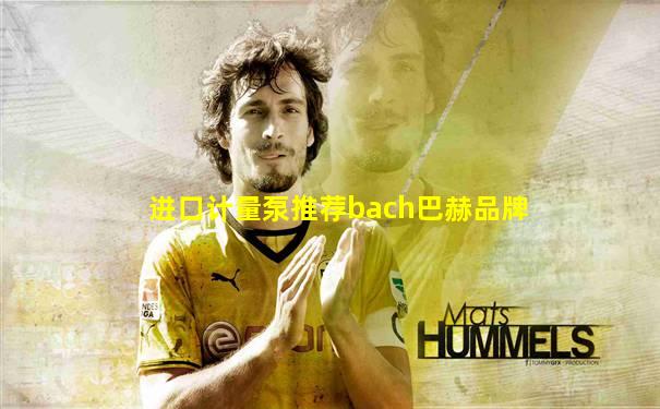 进口计量泵推荐bach巴赫品牌